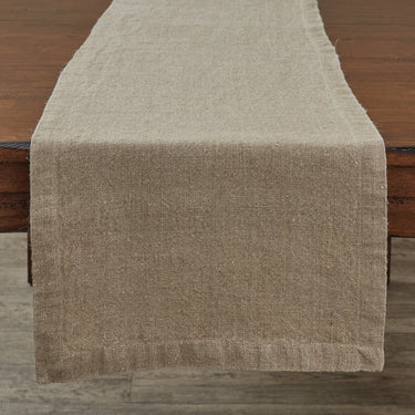 Mocha Linen Table Runner - 60